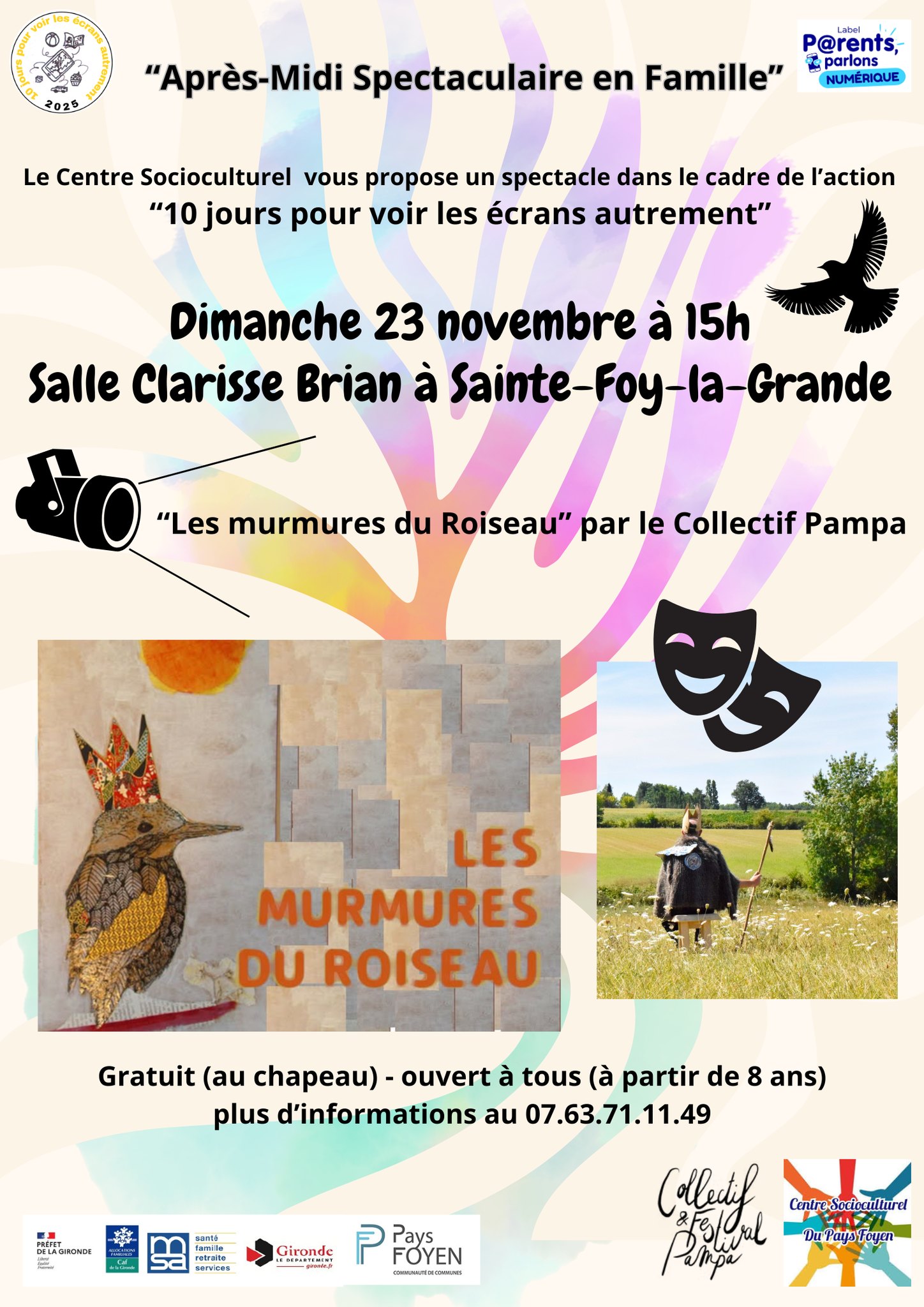affiche murmures du roiseau 23.11.25