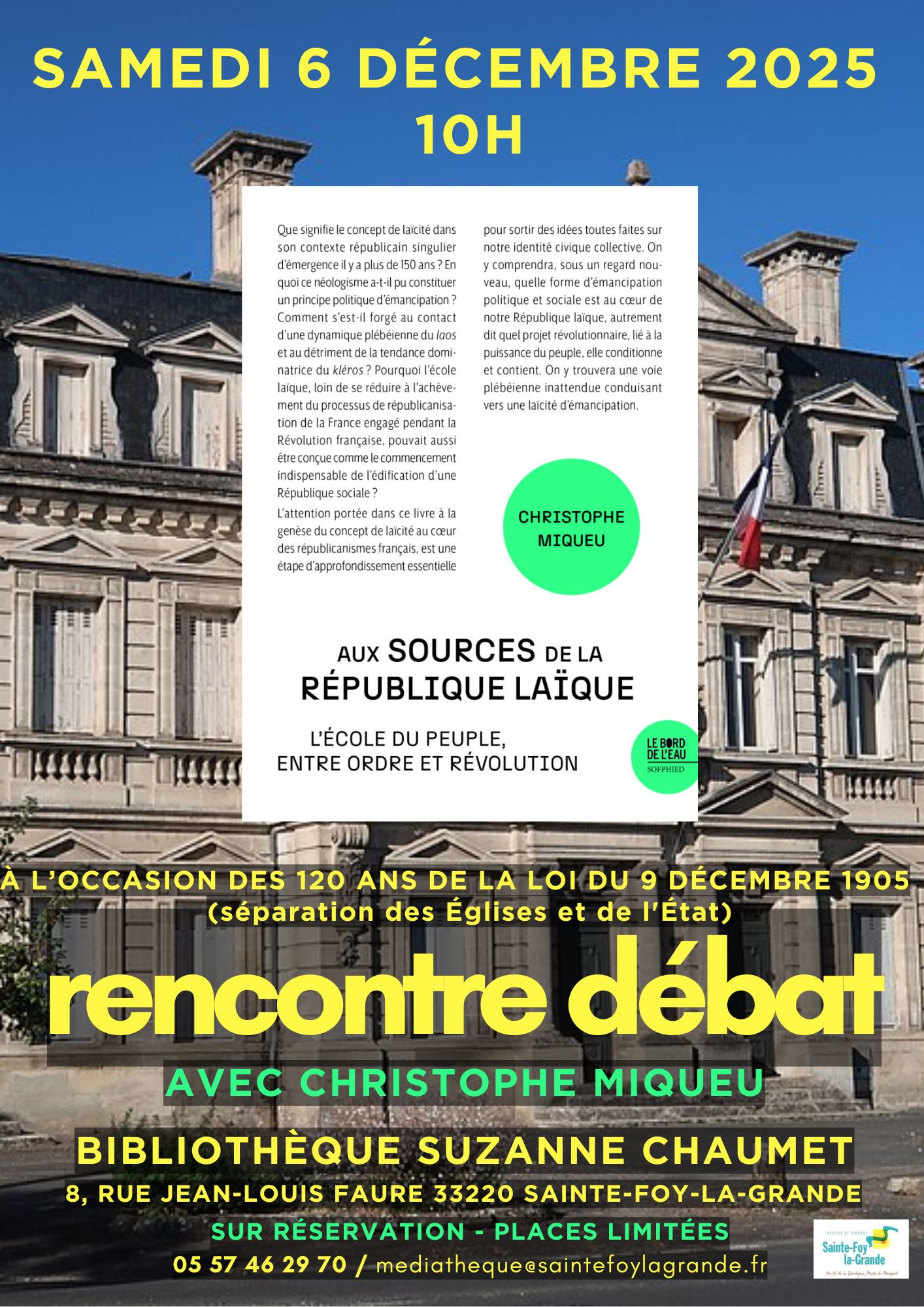 rencontre débat C.Miqueu 06.12.25