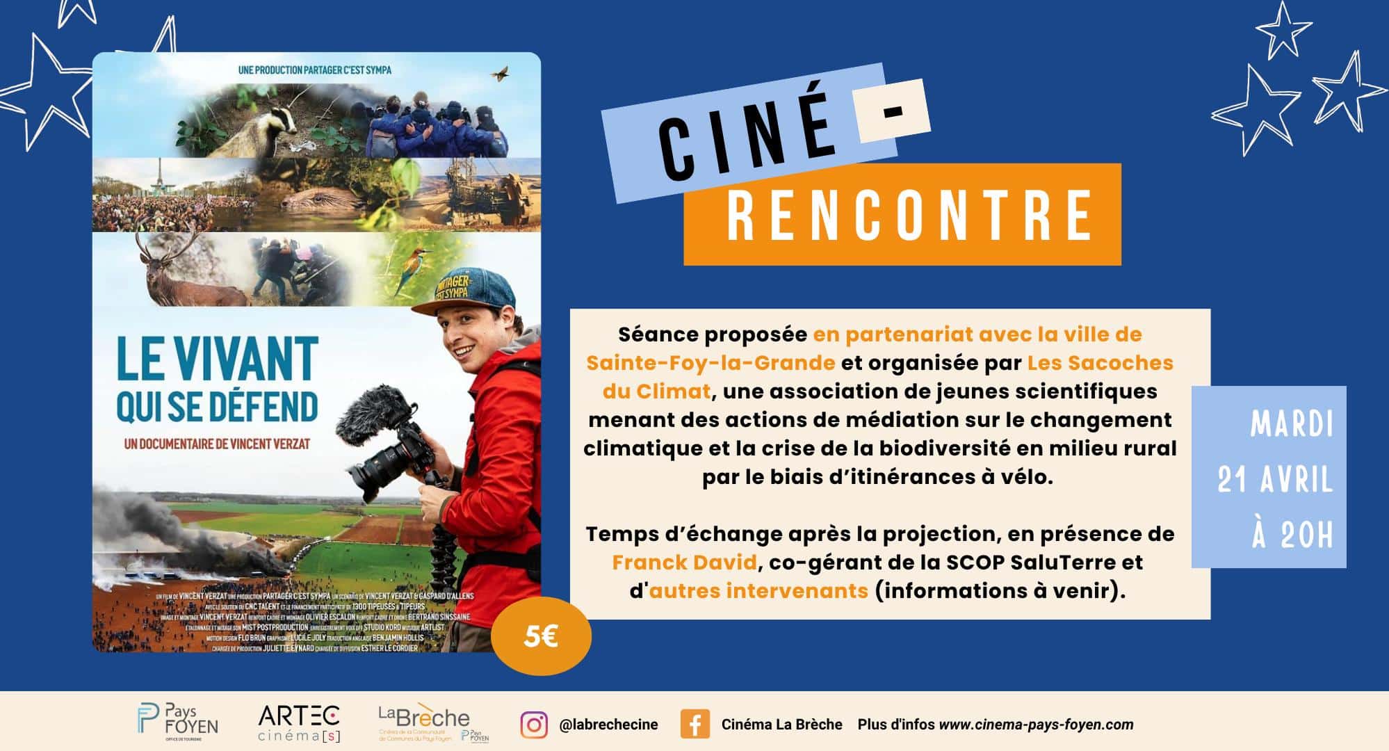 ciné rencontre les sacoches du climat 21.04.26
