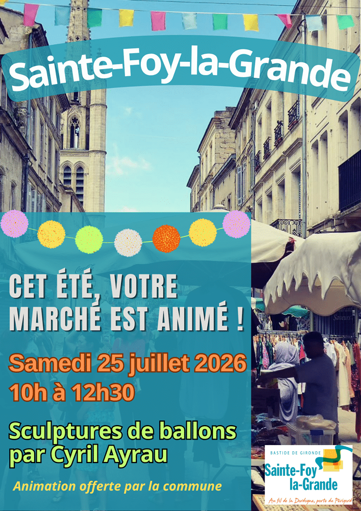 affiche marchés animés 25.07.26